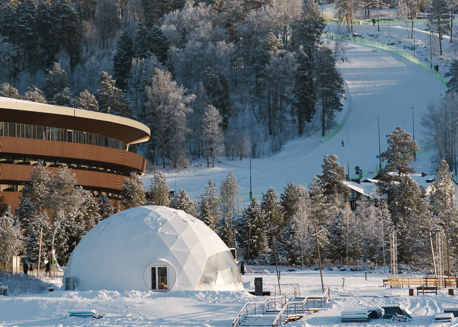 Лучшие горнолыжные курорты России